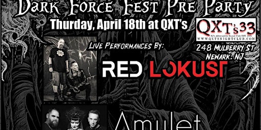 Primaire afbeelding van Dark Force Fest: Pre-party @ QXT's