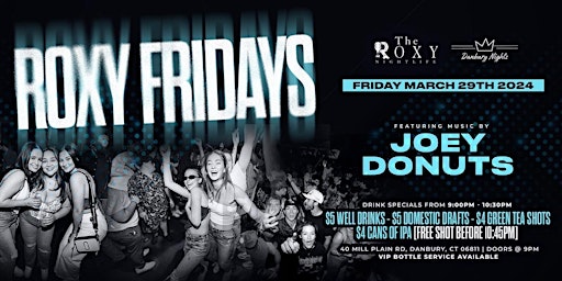 Roxy Fridays - March 29th primary image