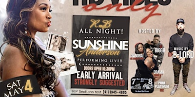 Sunshine Anderson Live w/ DJ B-Lord primary image