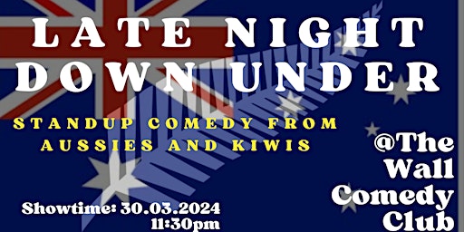 Primaire afbeelding van Late Night Down Under Comedy Show