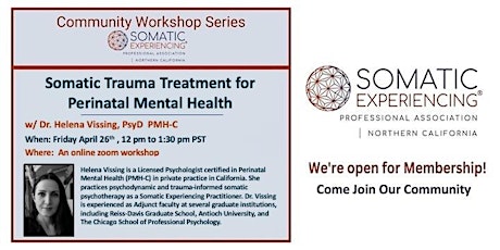 Somatic Trauma Treatment for Perinatal Mental Health