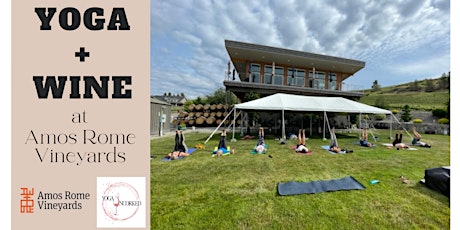 Yoga + Wine at Amos Rome Vineyards