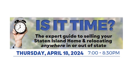 Imagem principal do evento IS IT TIME? Home Seller Workshop