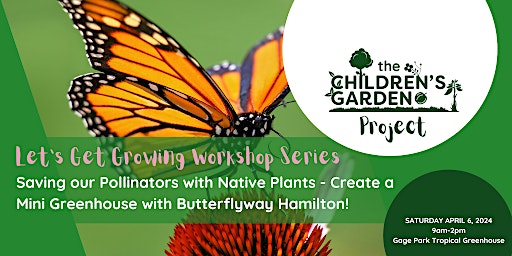 WORKSHOP #7 - Saving our Pollinators: Mini Greenhouse for Native Plants primary image