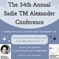 Sadie T.M. Alexander Pre-Professional Conference Gala primary image