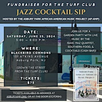 Imagem principal do evento AP-AMP's Jazz Cocktail Sip: A Fundraiser for the Turf Club