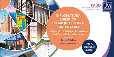 Imagen principal de DIPLOMATURA SUPERIOR EN ARQUITECTURA SUSTENTABLE (100% ONLINE) - 6° EDICIÓN