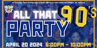All That 90's Hip Hop Party! primary image