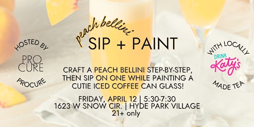 Imagen principal de Peach Bellini Sip + Paint