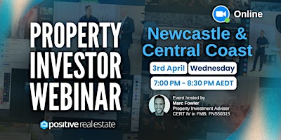 Imagen principal de FREE Newcastle & Central Coast Property Investor Webinar 03/04/24 Wednesday