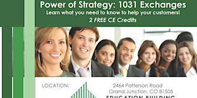 Primaire afbeelding van Power of Strategy: 1031 Exchanges   (Lunch & Learn)