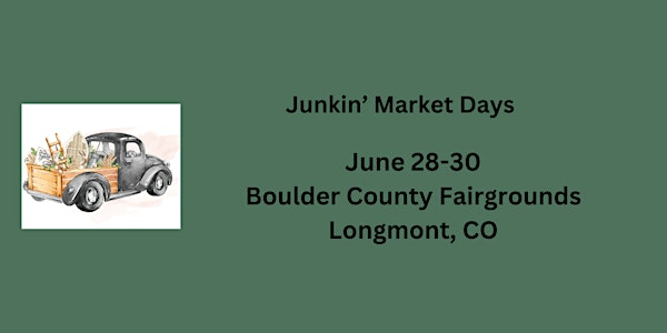 Junkin' Market Days Summer Event (CUSTOMERS)