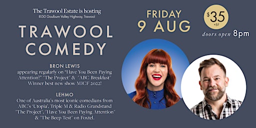 Trawool Comedy! BRON LEWIS & LEHMO primary image