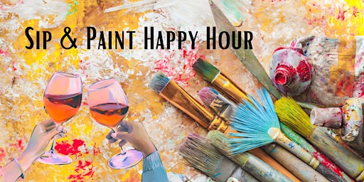 Imagem principal do evento Sip & Paint Happy Hour
