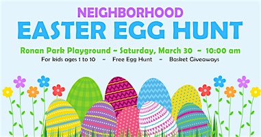 Neighborhood Easter Egg Hunt primary image