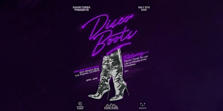 Disco Boots: Presented by Gavin Turek