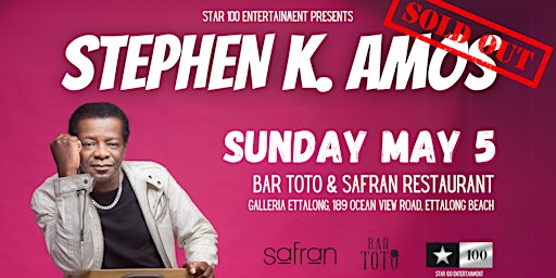 Primaire afbeelding van Stephen K. Amos  - Live  at Bar Toto