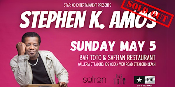 Stephen K. Amos  - Live  at Bar Toto - Early Show (Sold out)