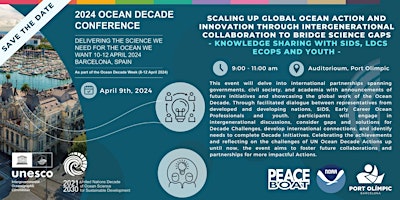 Imagem principal do evento Scaling up Global Ocean Action and Innovation through Collaboration