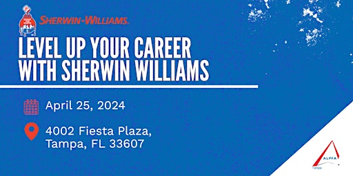 Imagem principal do evento Level Up Your Career with Sherwin Williams