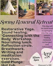 Spring Renewal Retreat- SOLD OUT