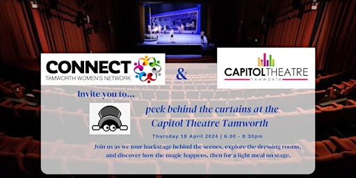 Imagem principal do evento Behind the Scenes - Capitol Theatre Tamworth