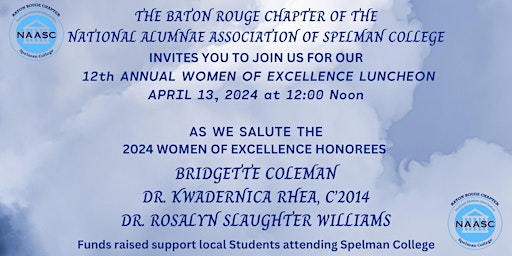 Primaire afbeelding van 12th Annual Women of Excellence Luncheon