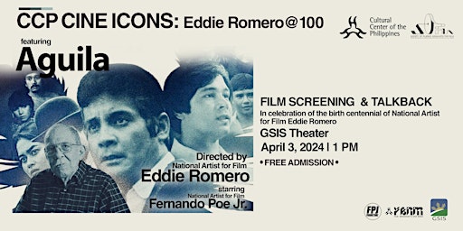 CCP Cine Icons: Eddie Romero@100  primärbild