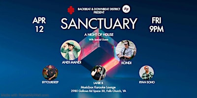 SANCTUARY | A NIGHT OF HOUSE primary image