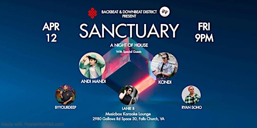 SANCTUARY | A NIGHT OF HOUSE primary image