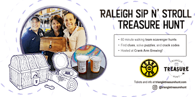 Imagen principal de Raleigh Sip N' Stroll Treasure Hunt - Walking Team Scavenger Hunt!