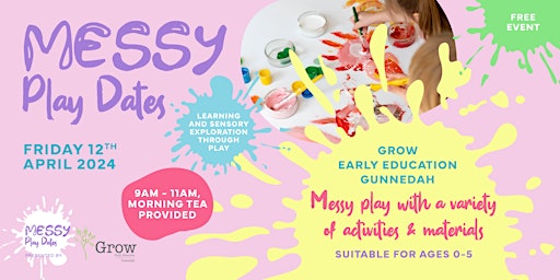 Hauptbild für FREE Messy Play Dates Gunnedah