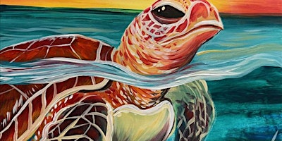 Imagem principal de Beautiful Sea Turtle - Paint and Sip by Classpop!™