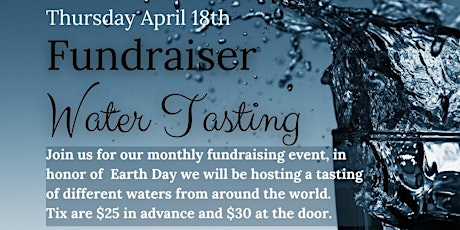 EGC Earth Day Water Fundraiser