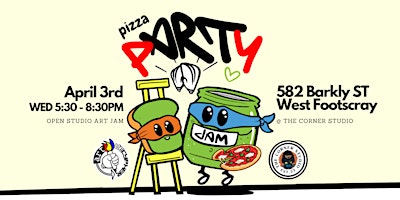 Primaire afbeelding van Art Jam Session - 03/04 (Pizza Night)