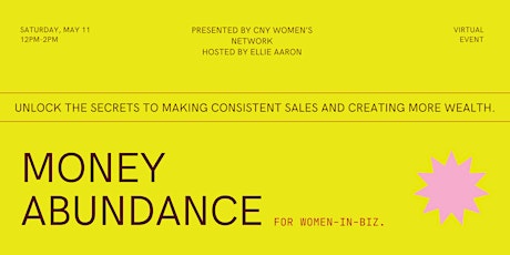 Money Abundance for Women-in-Biz