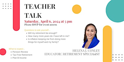 Teacher Talk; Let's Talk Retirement primary image