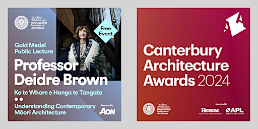Hauptbild für Canterbury Architecture Awards & Gold Medal Public Lecture | Thurs 9 May