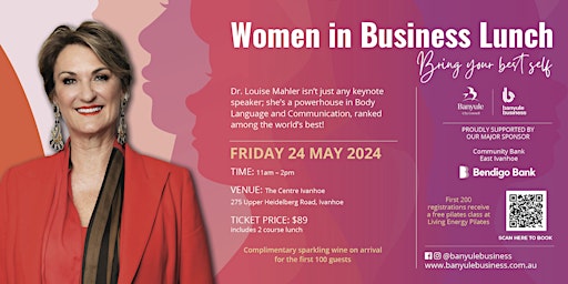 Image principale de Women in Business Lunch 2024