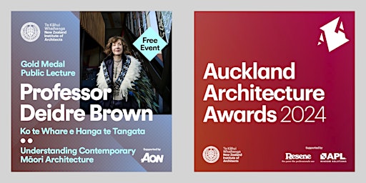 Imagem principal do evento Auckland Architecture Awards & Gold Medal Public Lecture | Wed 15 May