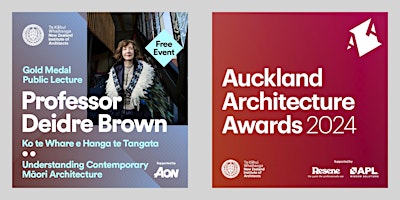 Hauptbild für Auckland Architecture Awards & Gold Medal Public Lecture | Wed 15 May