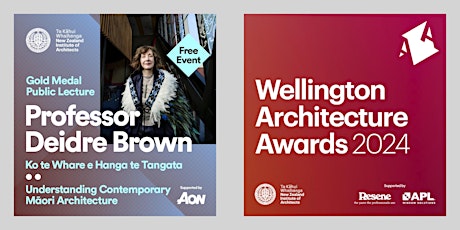 Wellington Architecture Awards & Gold Medal Public Lecture | Thurs 23 May primary image