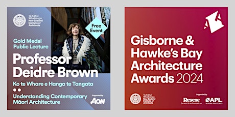 Gisborne & Hawkes Bay Architecture Awards & Gold Medal Lecture | 14 June primary image