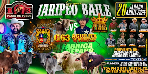 Image principale de Jaripeo con Rancho El Aguaje de Sergio Pelayo Jr en Austin Tx.