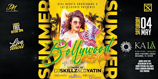 Primaire afbeelding van Bollywood Summer Rooftop Party (Orlando, FL)