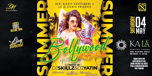 Bollywood Summer Rooftop Party (Orlando, FL)
