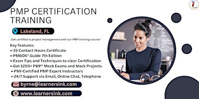 Immagine principale di PMP Exam Prep Instructor-led Certification Training Course in Lakeland, FL 
