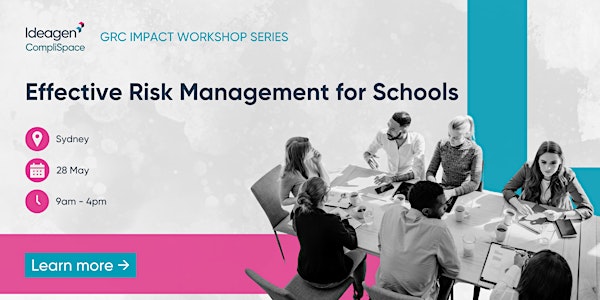 Effective Risk Management for Schools | Sydney Workshop