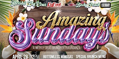 Primaire afbeelding van AMAZING SUNDAYS DRAG BRUNCH at CHILL BAR PALM SPRINGS