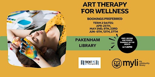 Imagem principal do evento Art Therapy for wellness @ Pakenham Library